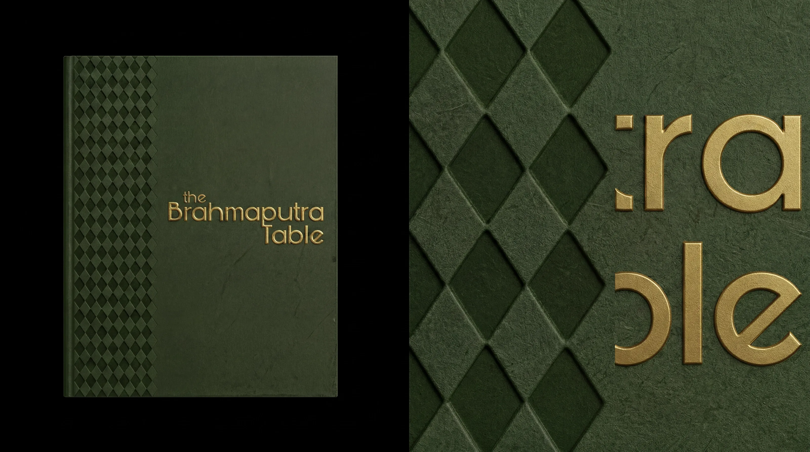 The Brahmaputra Table restaurant menu cover